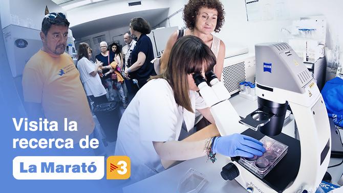 Visita la recerca de La Marató de TV3. L’institut Pere Virgili