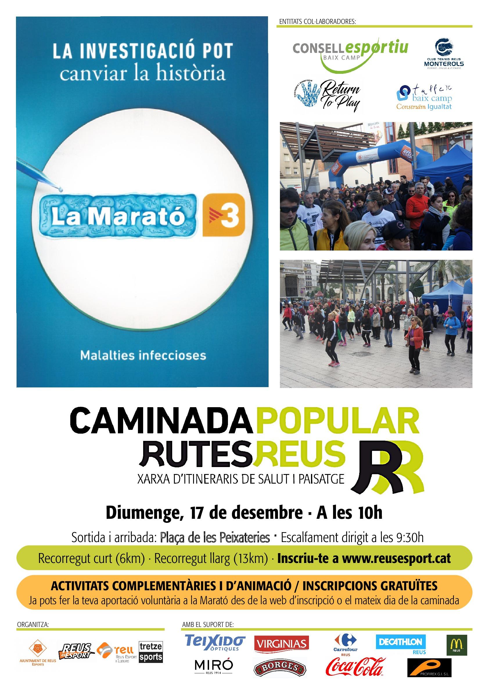 CAMINADA POPULAR AMB LA MARATÓ TV3