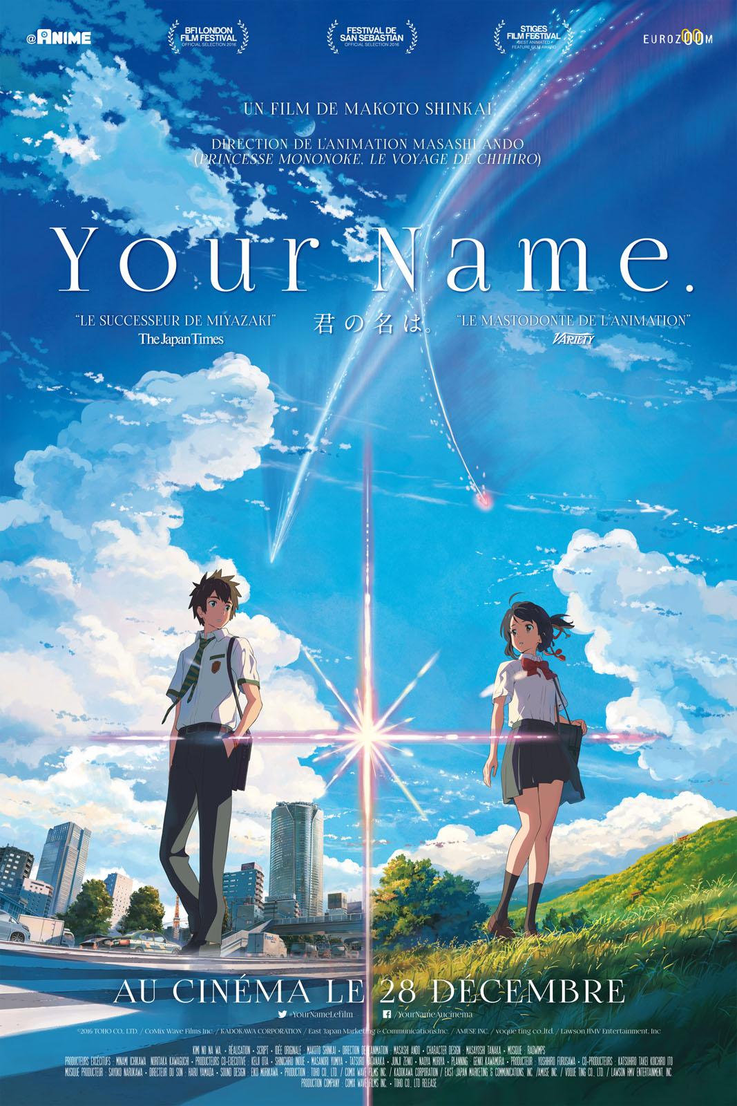 CICLE DE CINEMA FANTÀSTIC - Your name