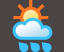Mig ennuvolat amb probabilitat de pluja