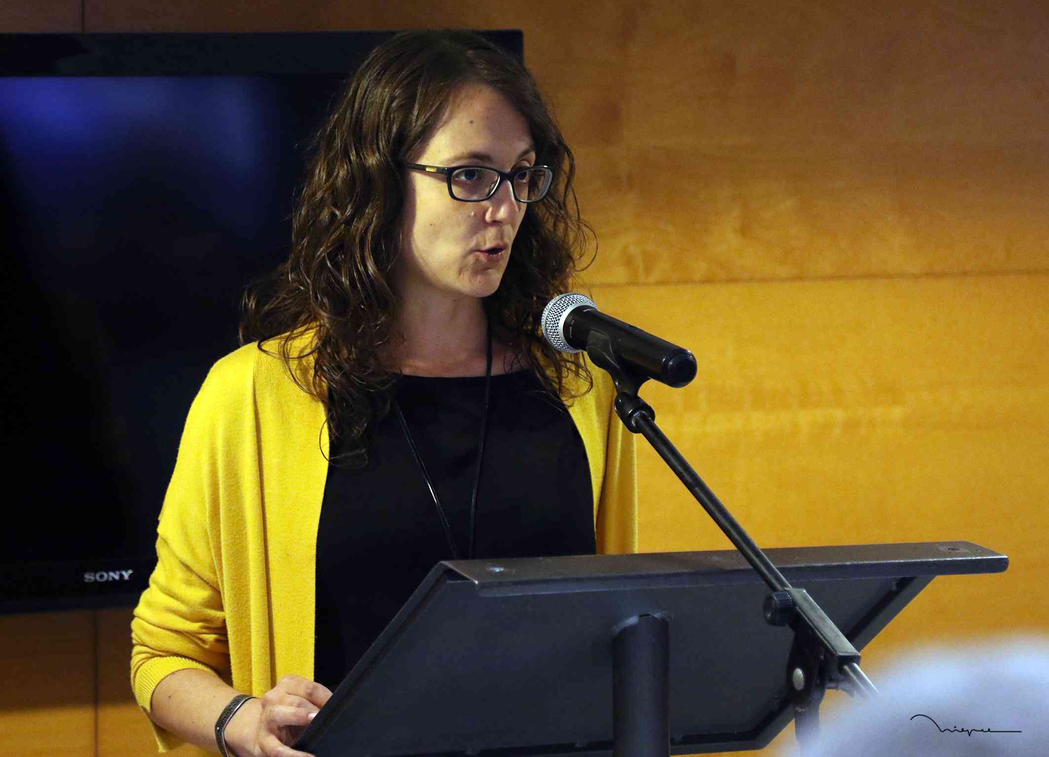 Lectura de la Glossa de la Diada a càrrec de Tània Verge