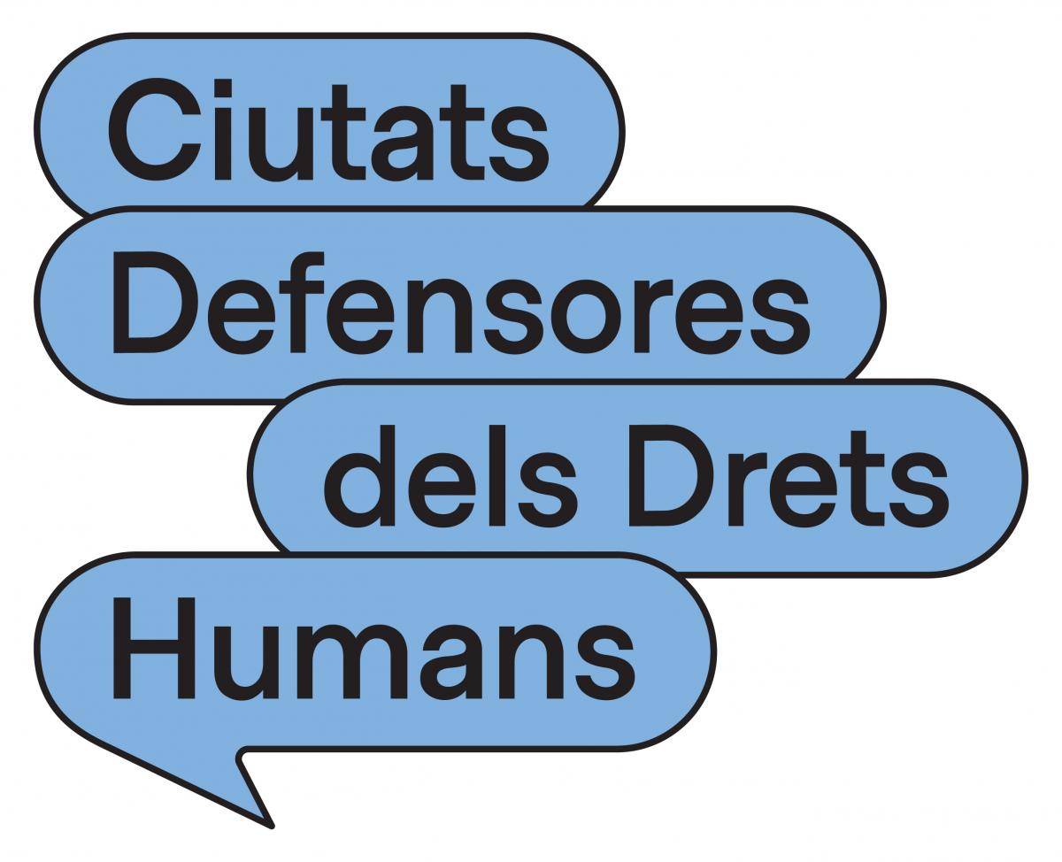 Logo Ciutats defensores dels Drets Humans