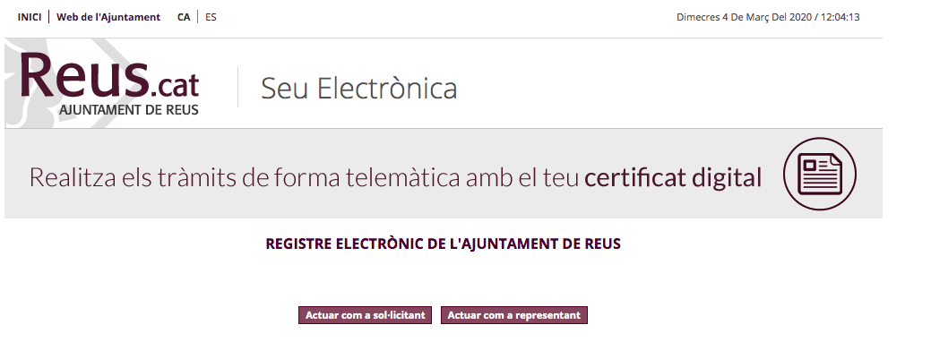 Identificar-se a la seu electrònica