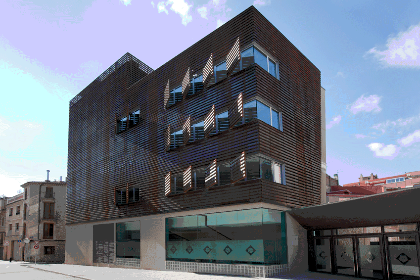Edifici social del barri del Carme, seu del Centre cívic
