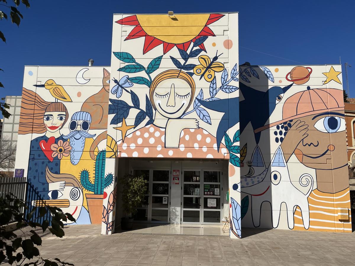 Entrada del centre cívic Migjorn.