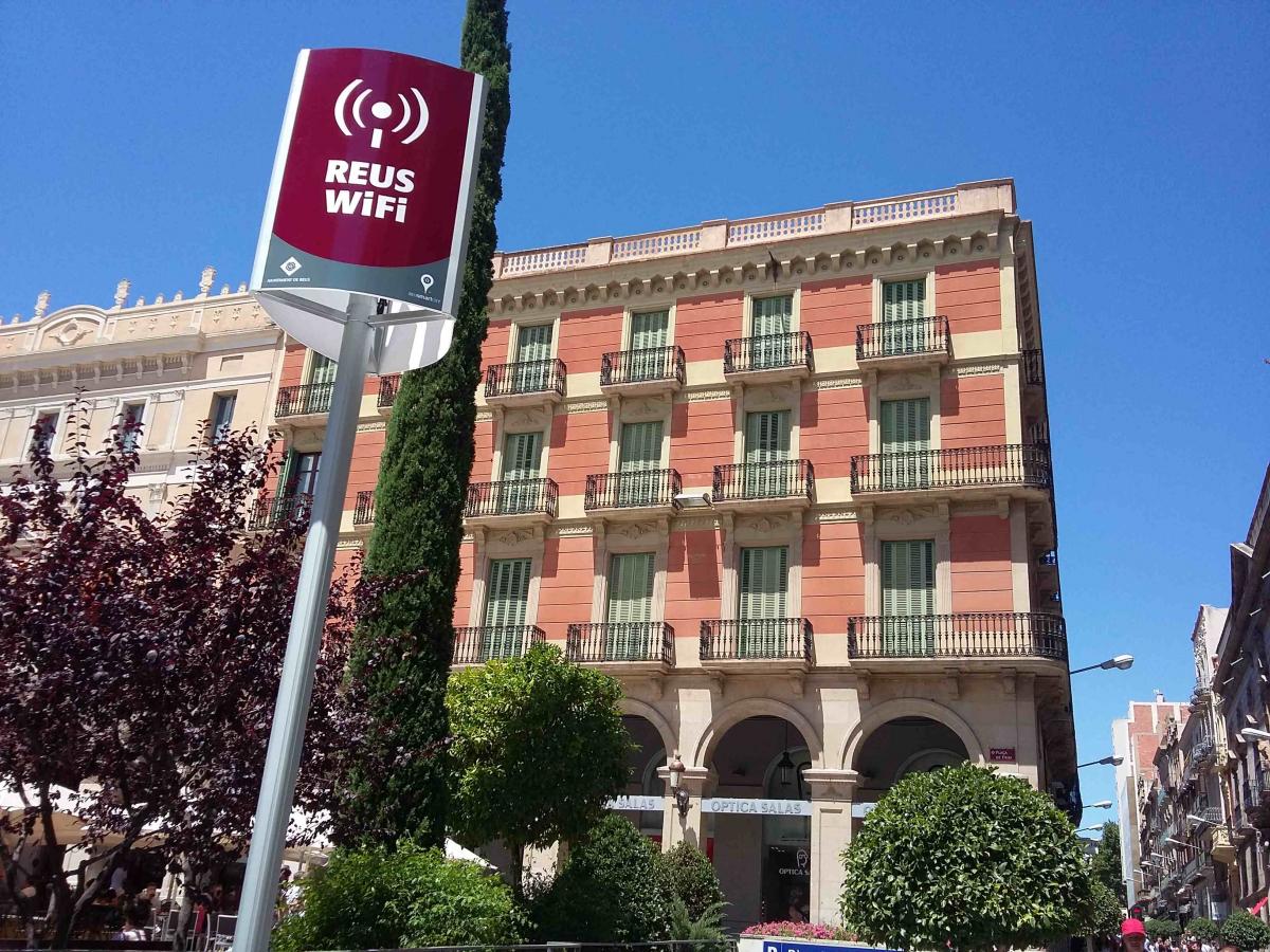 Punts de connexió de Reus Wifi