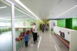 Unitat de Pediatria del nou hospital, decorada amb motius dels elements del Seguici.