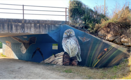Mural pont del Molí Mural pont del Molí