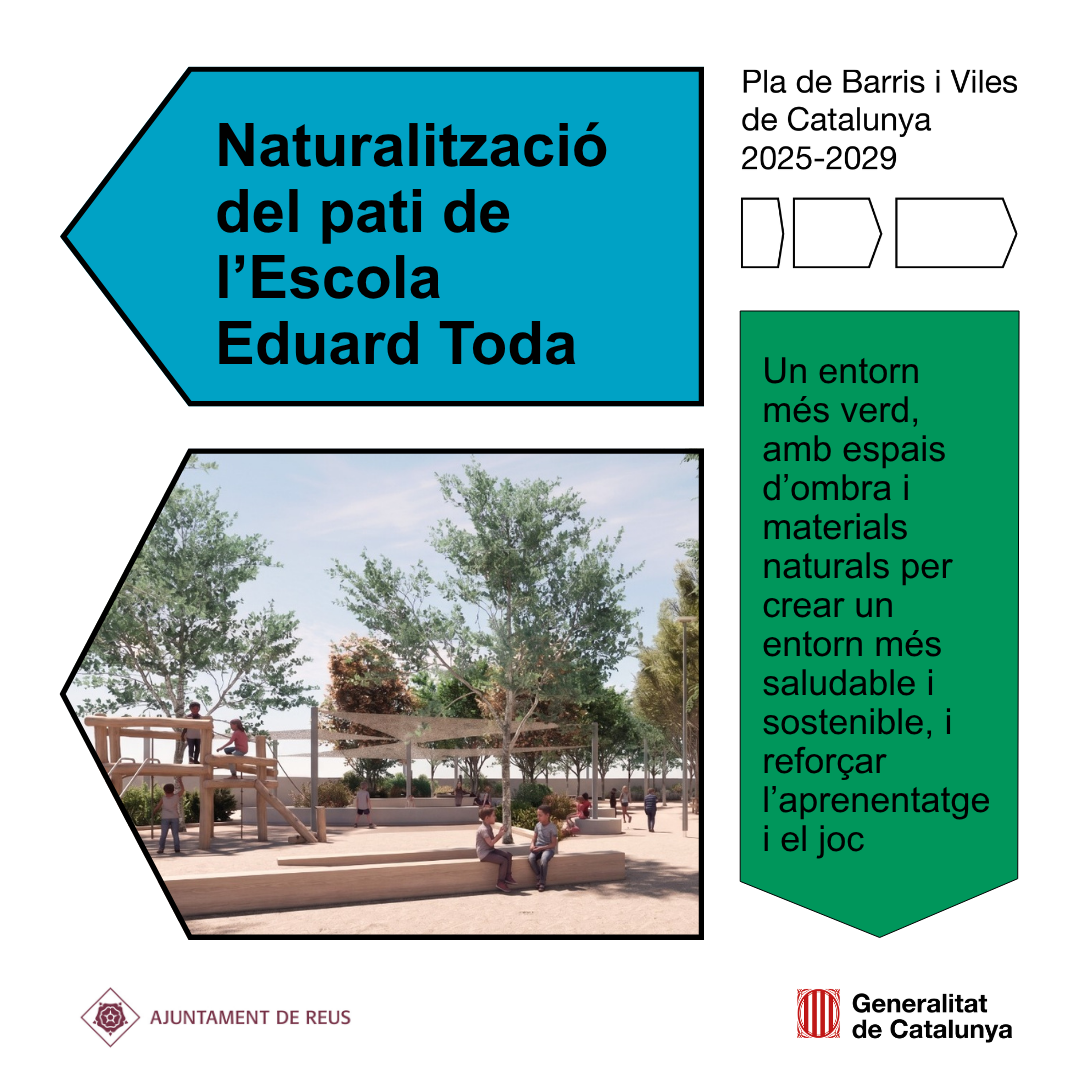 Naturalisering av Eduard Toda skoles lekeplass Naturalisering av Eduard Toda skoles lekeplass