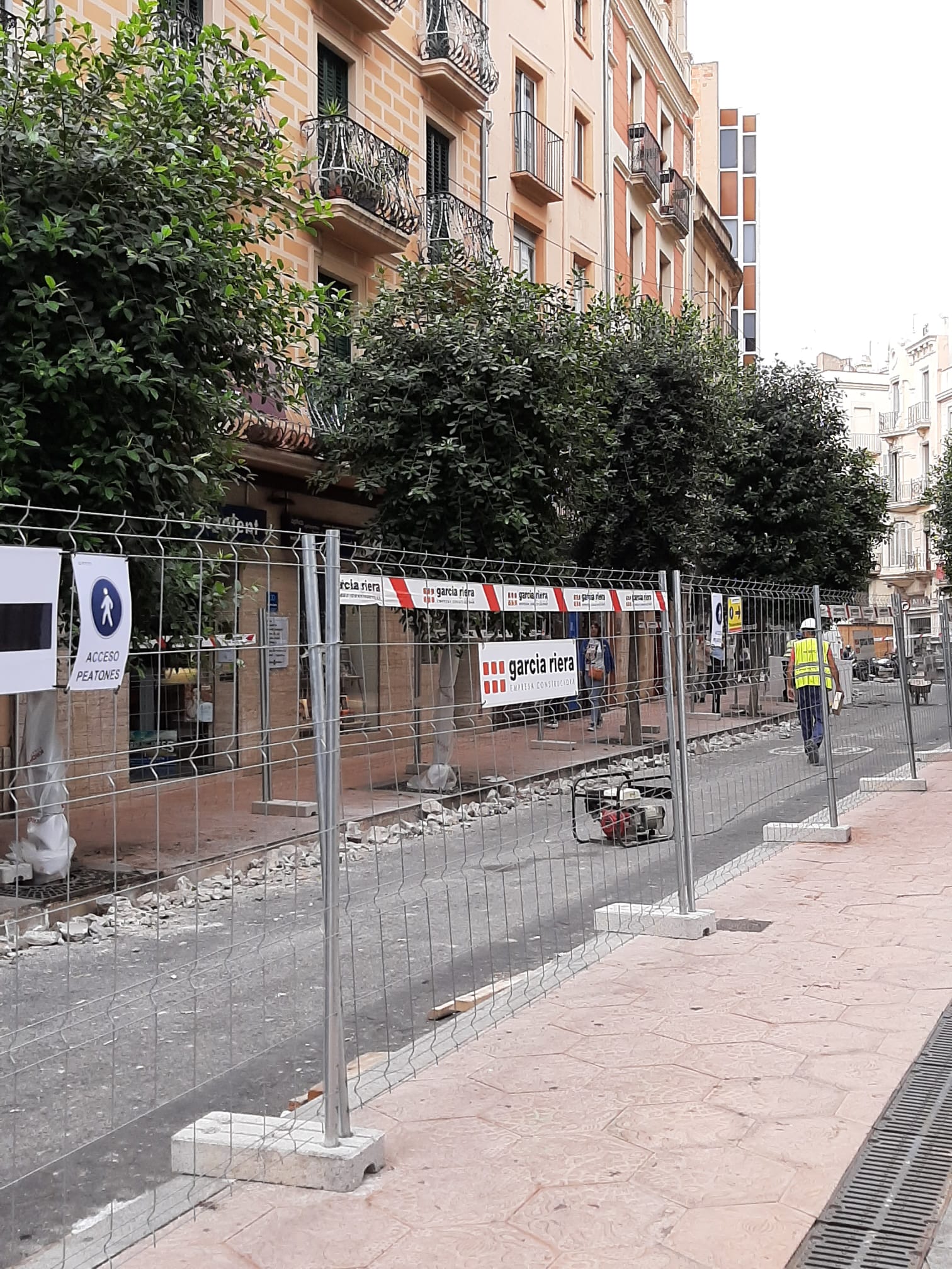 Foto obres raval de Santa Anna, 2n tram