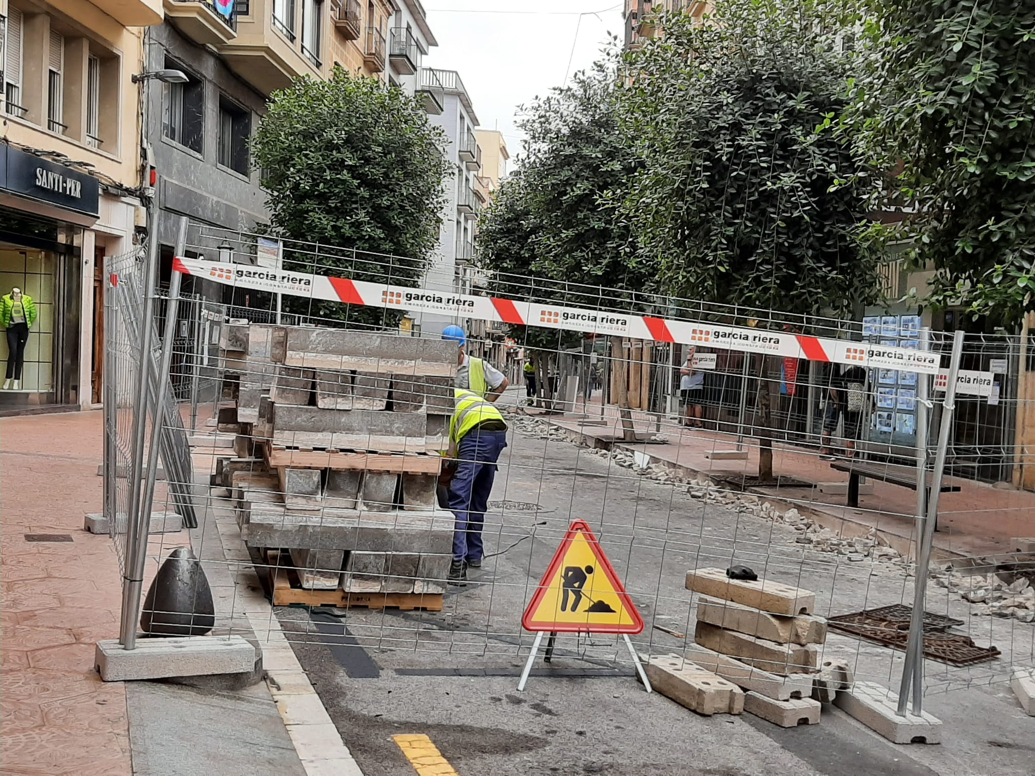 Foto obres raval de Santa Anna, 2n tram