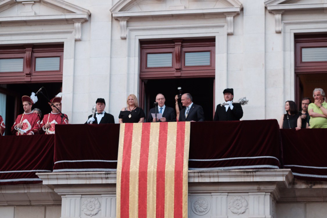 Crida a la Festa des del Balcó de l