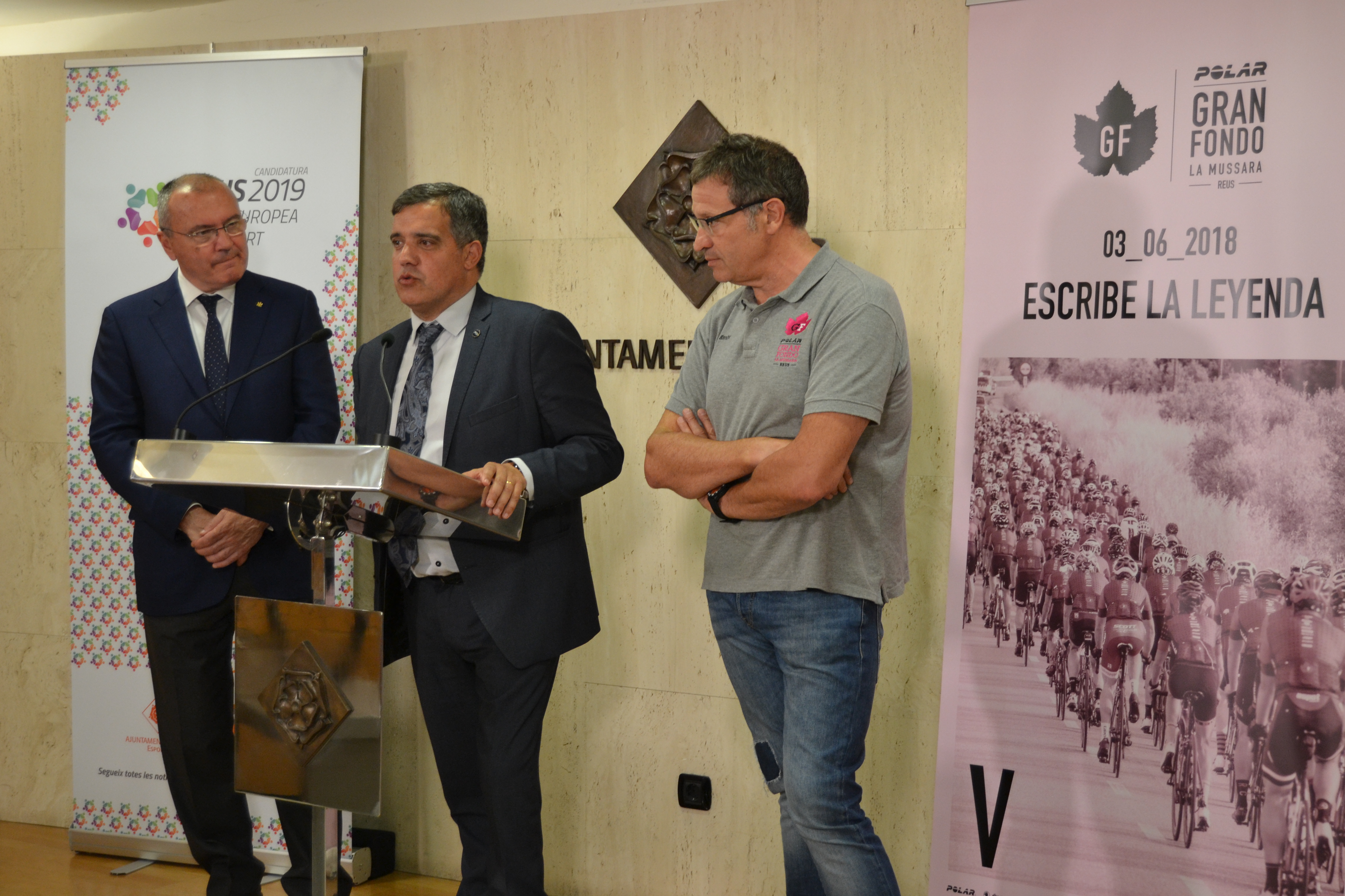 Imatge presentació cursa Polar Gran Fondo La Mussara Reus 2018