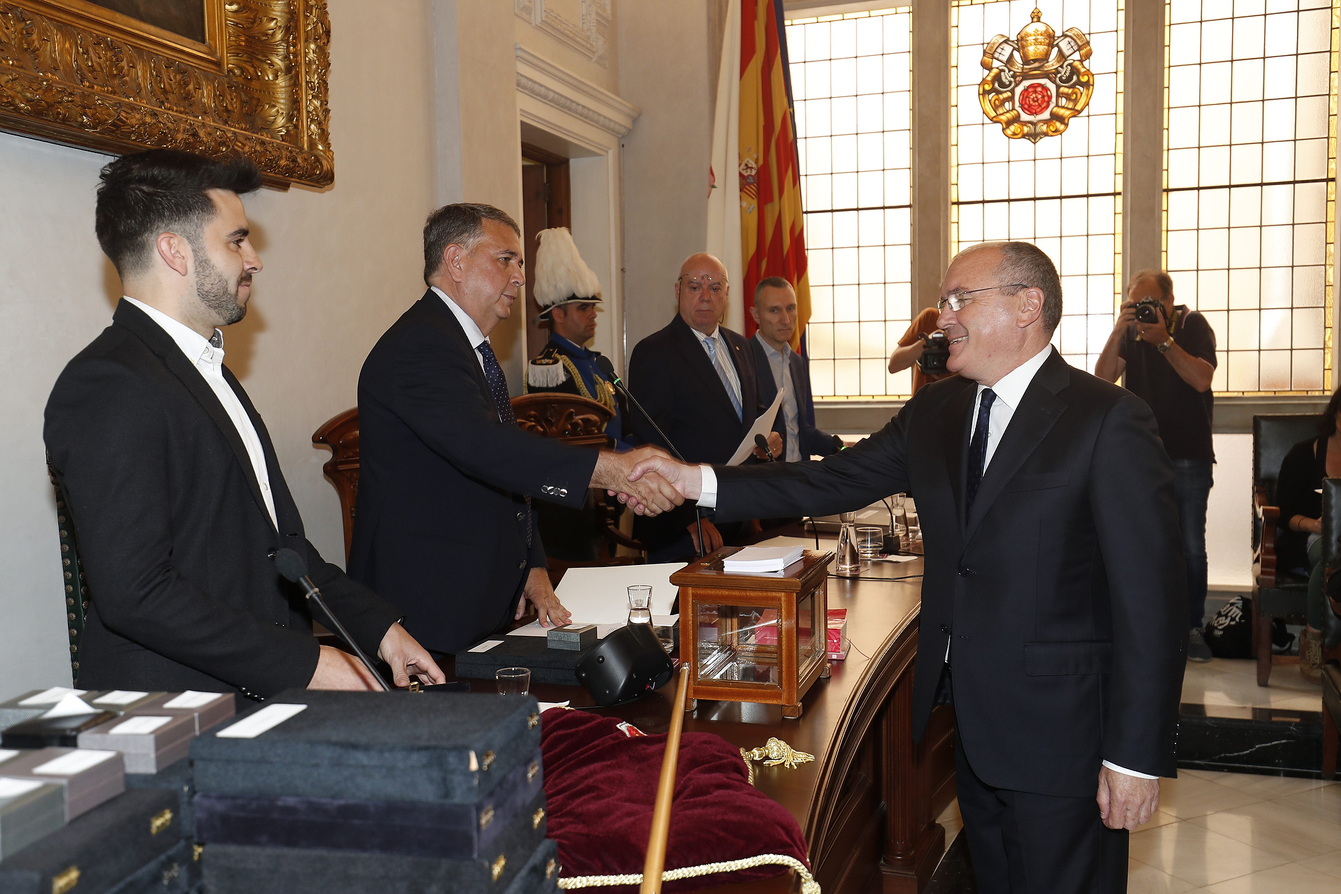 Un moment del ple de constitució de l