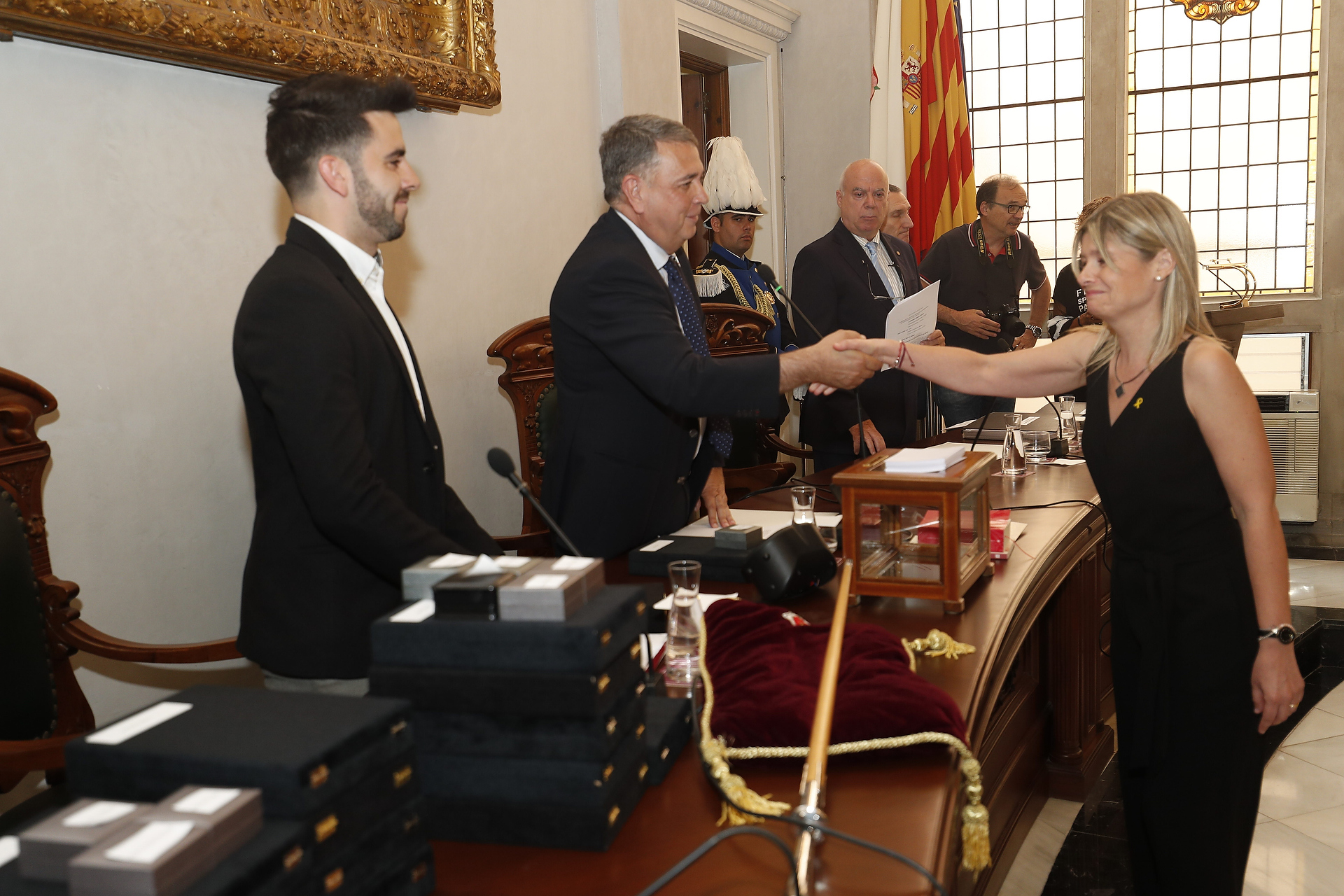 Un moment del ple de constitució de l