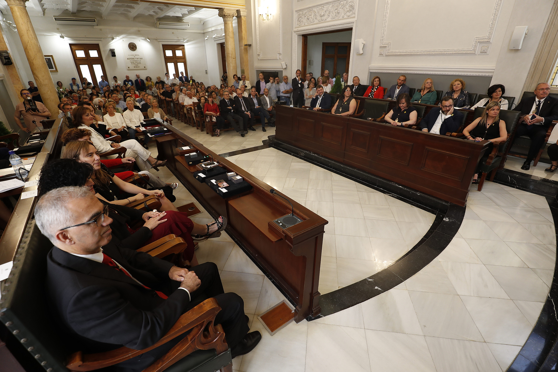 Un moment del ple de constitució de l