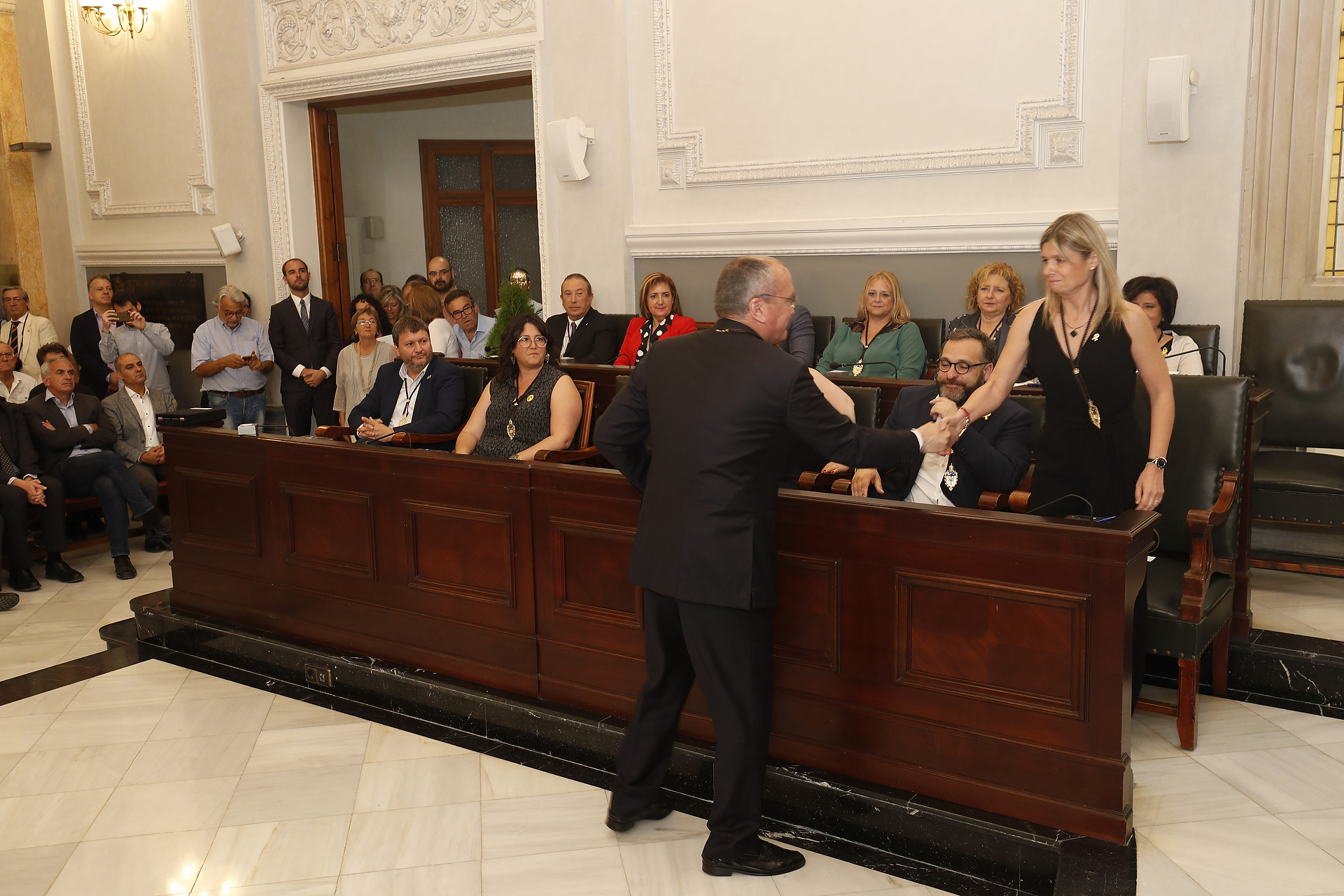 Un moment del ple de constitució de l