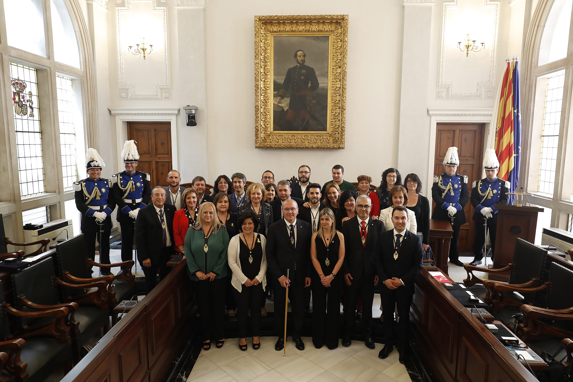 Un moment del ple de constitució de l