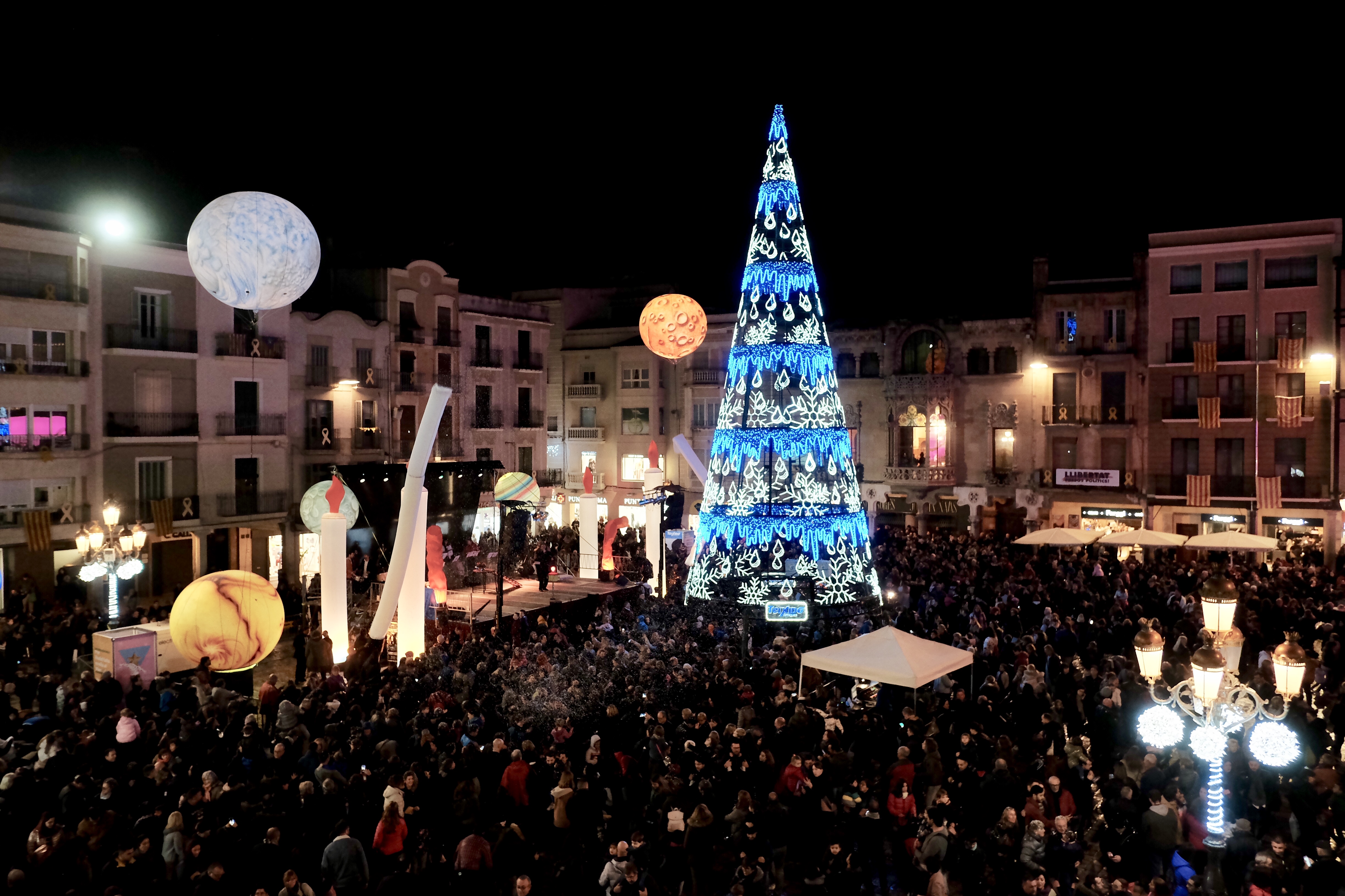 Inauguració enllumenat de Nadal 2018