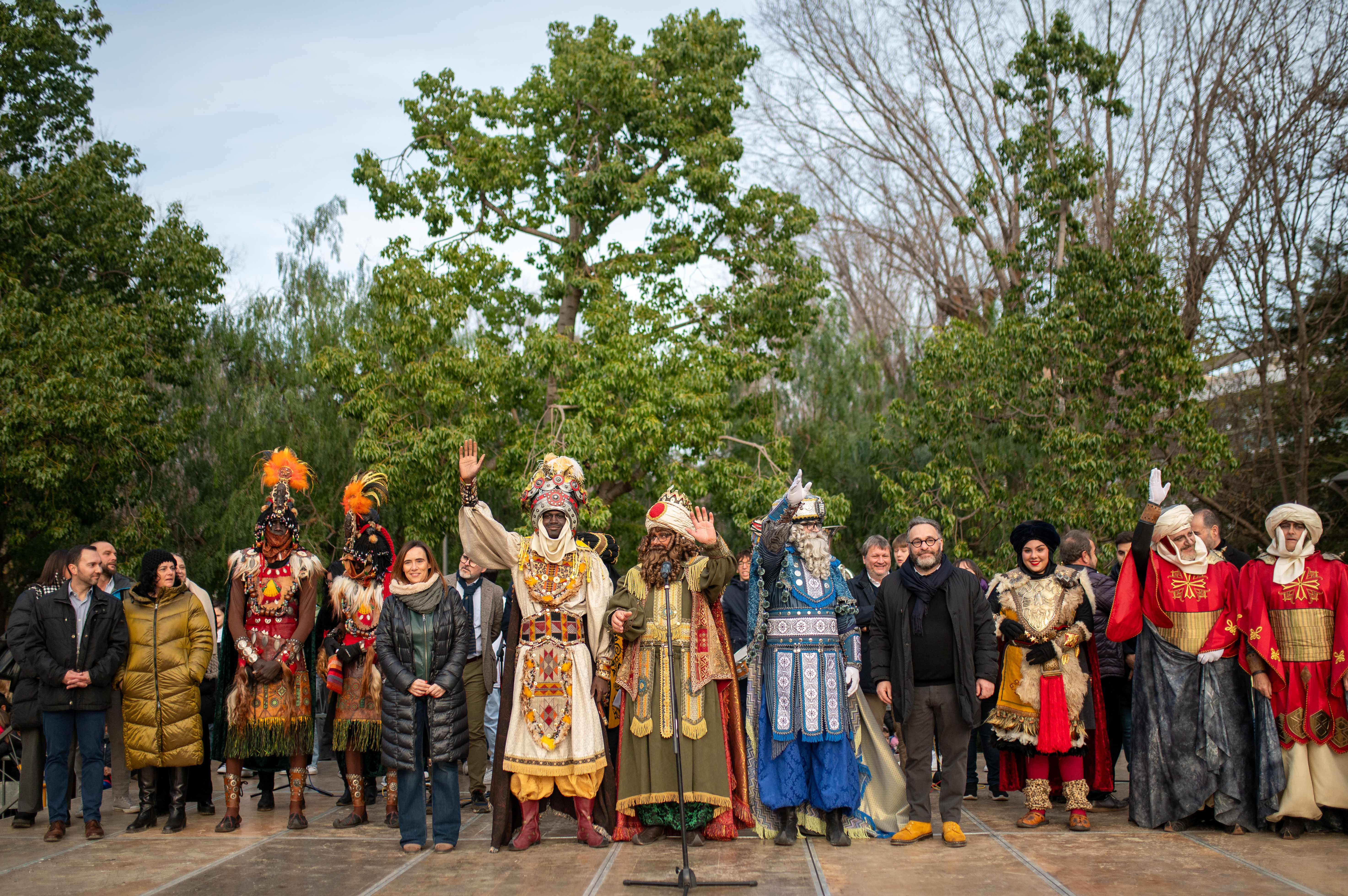 Llegada Reyes Oriente Parque Sant Jordi - Cabalgata 2025