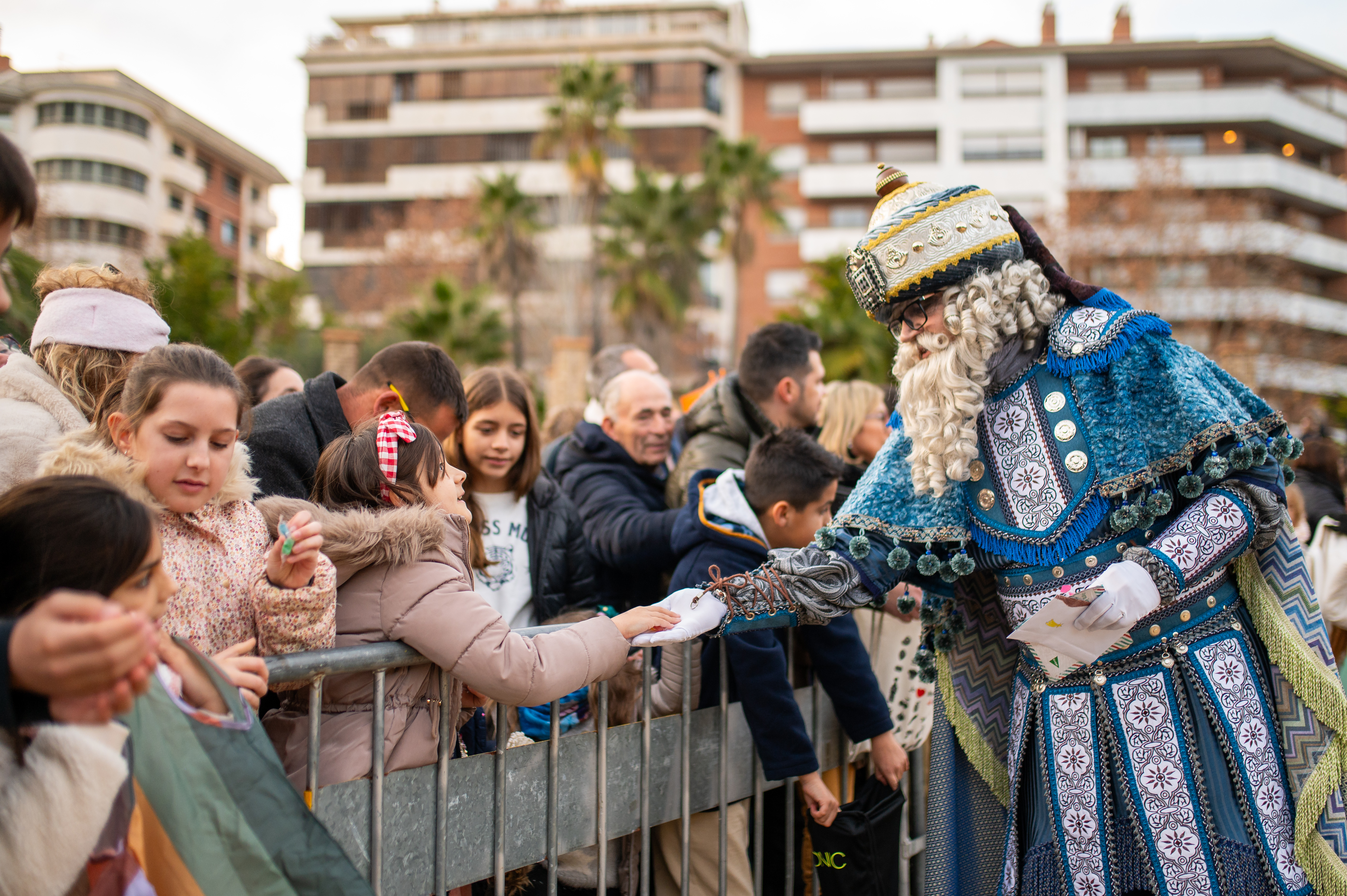 Llegada Reyes Oriente Parque Sant Jordi - Cabalgata 2025