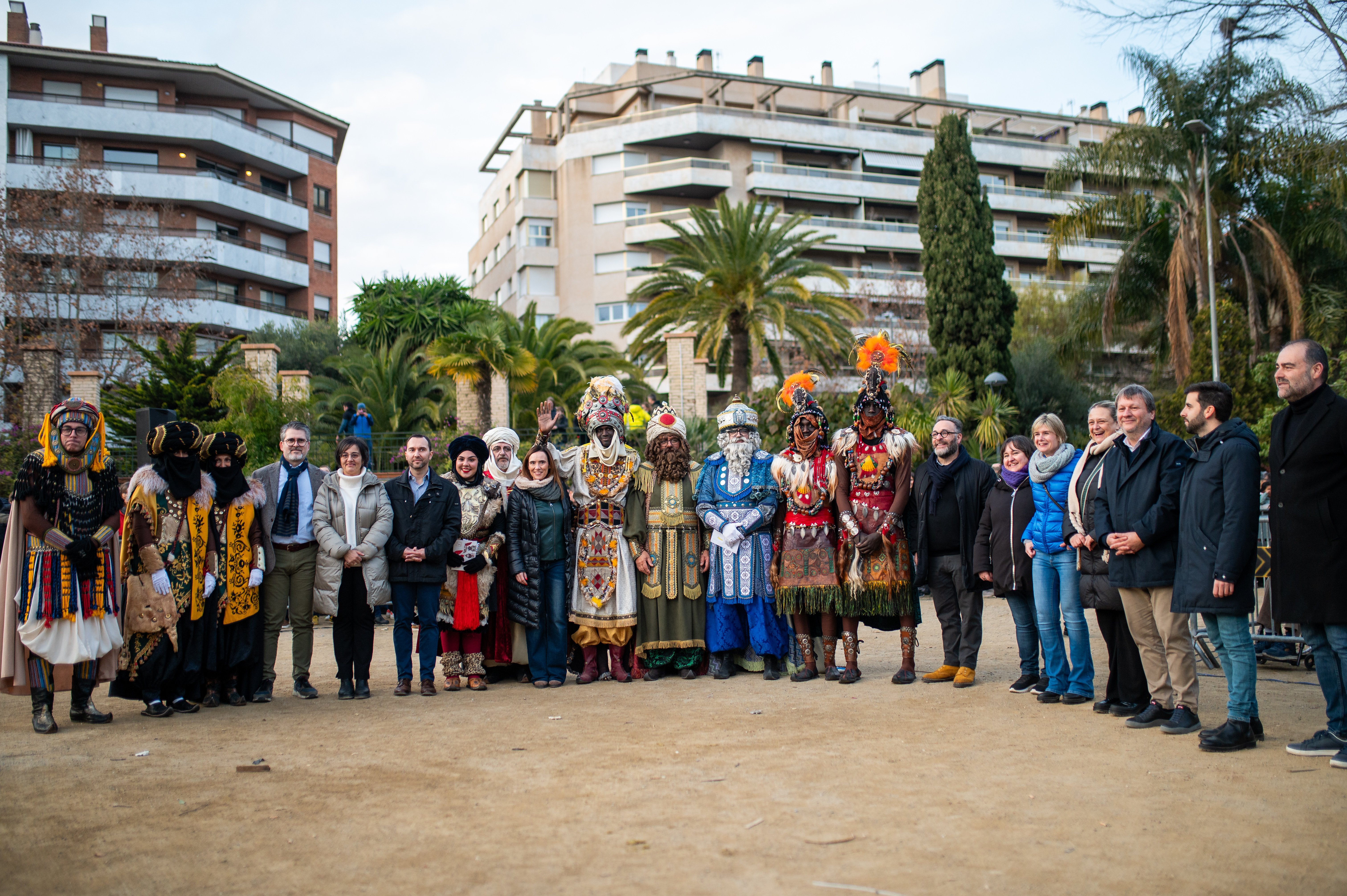 Llegada Reyes Oriente Parque Sant Jordi - Cabalgata 2025