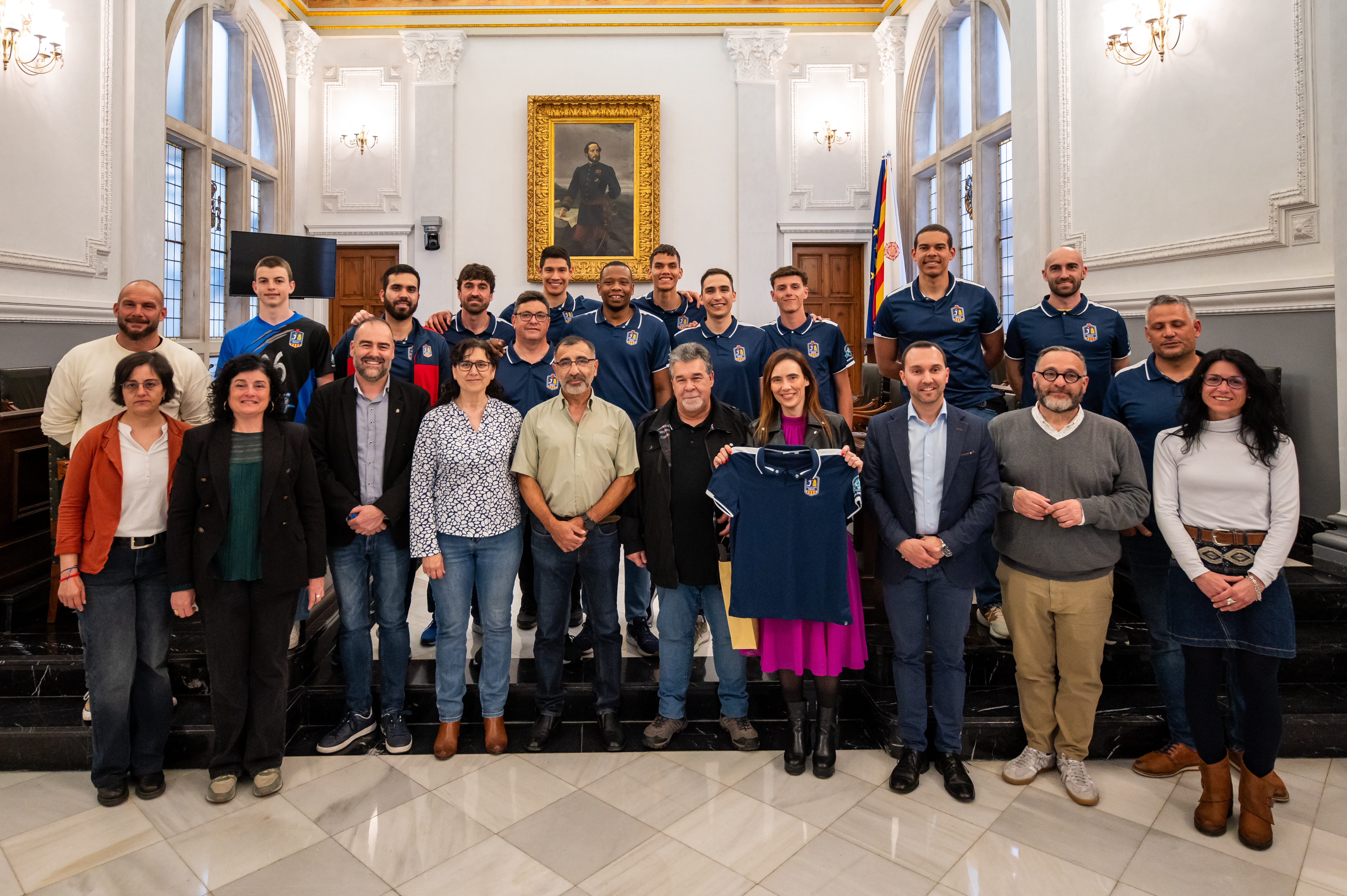 Rebuda institucional del Club Voleibol Reus
