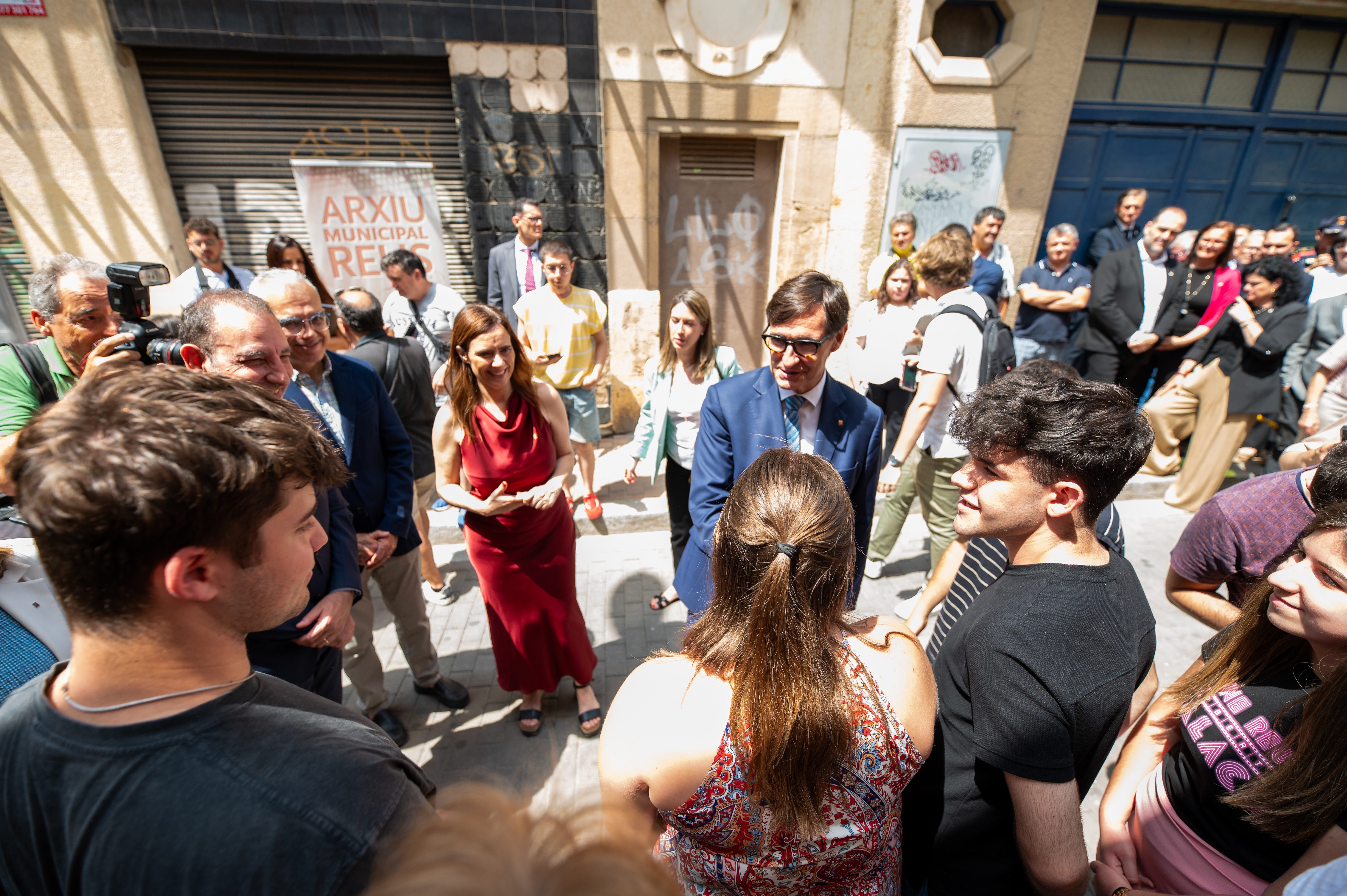 Visita institucional del president de la Generalitat, Salvador Illa