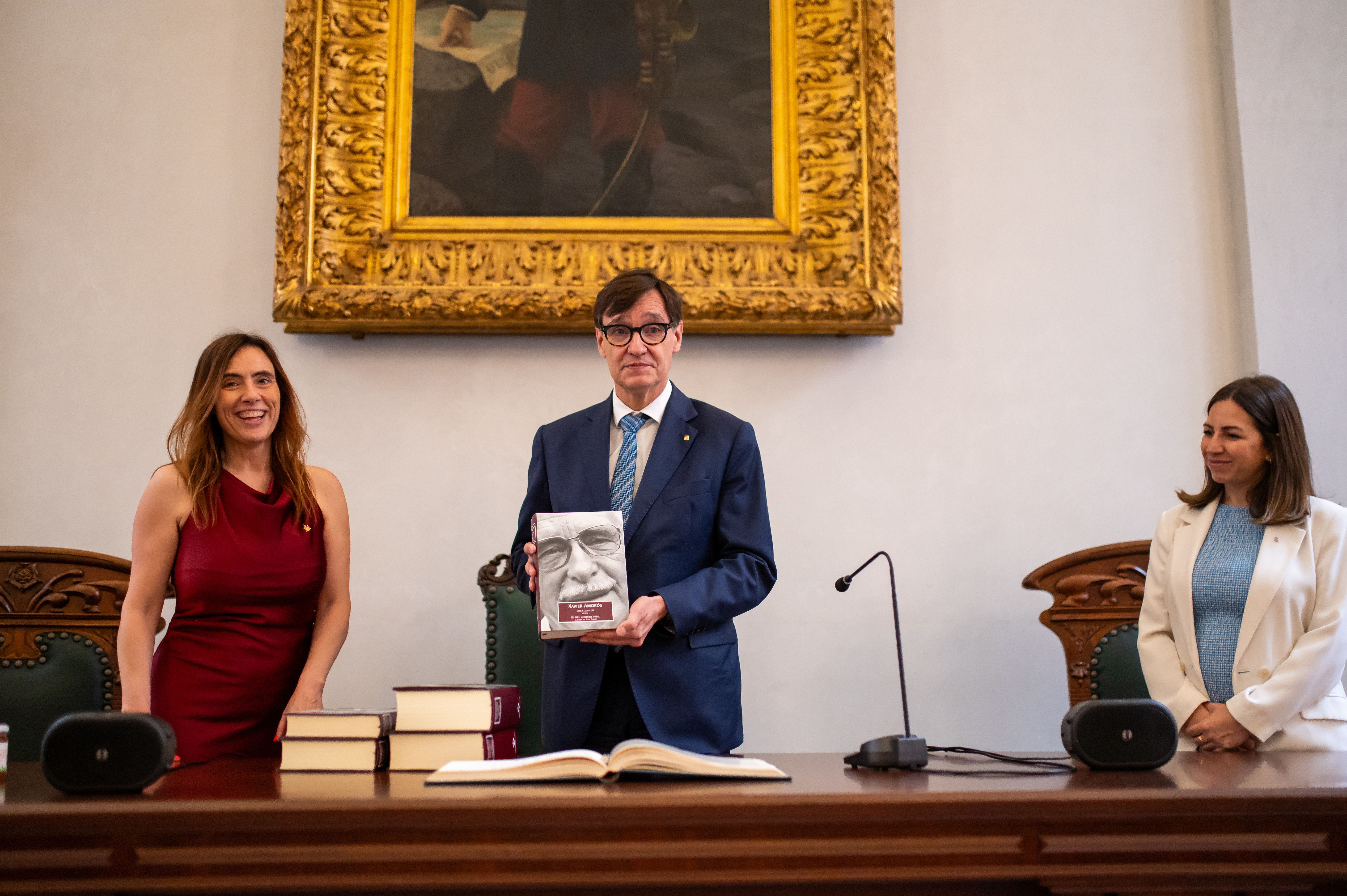 Visita institucional del president de la Generalitat, Salvador Illa