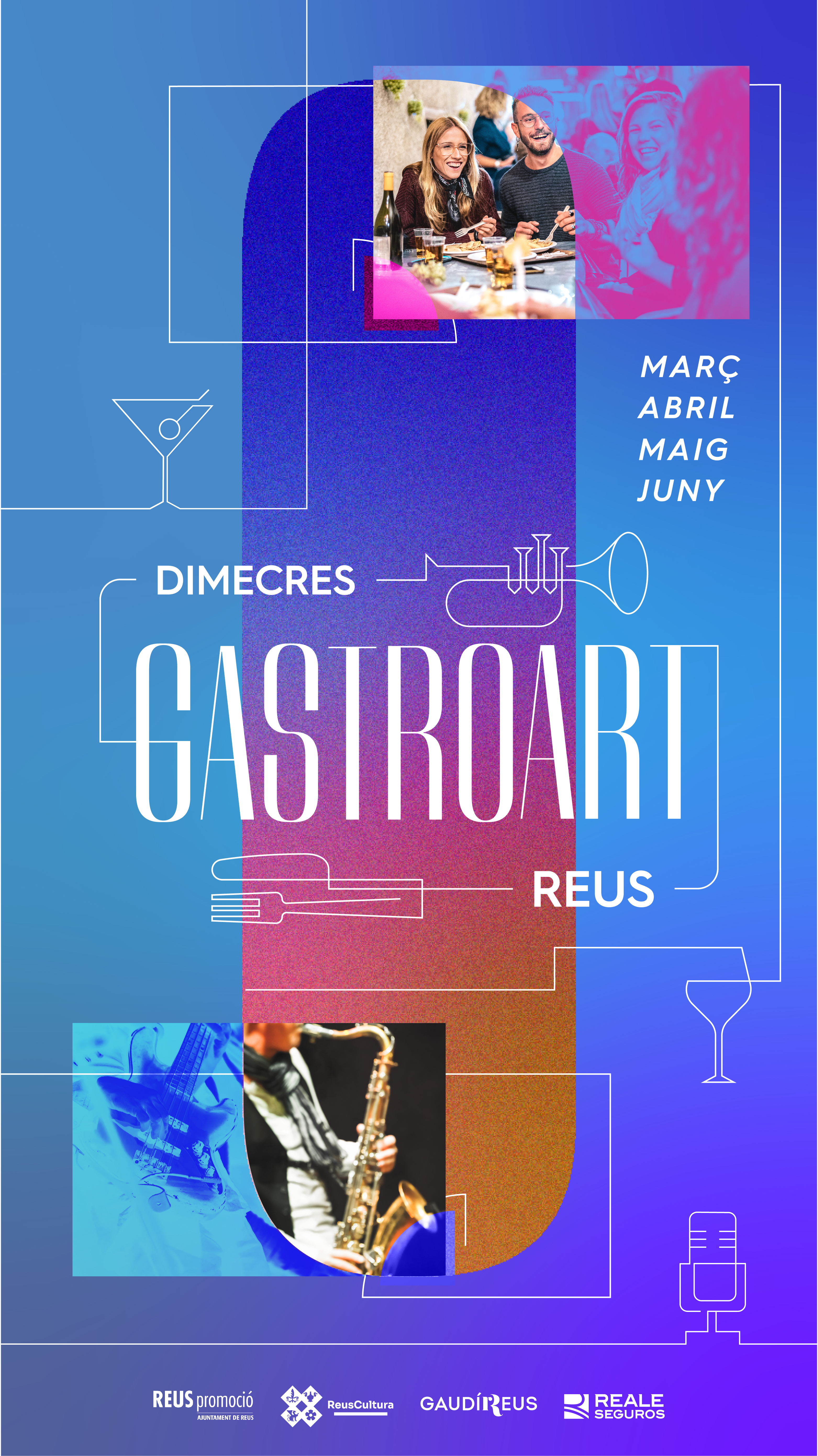 L’Agència Reus Promoció torna a posar en marxa demà dimecres dia 9  la campanya de dinamització de la restauració «GastroArt» amb...