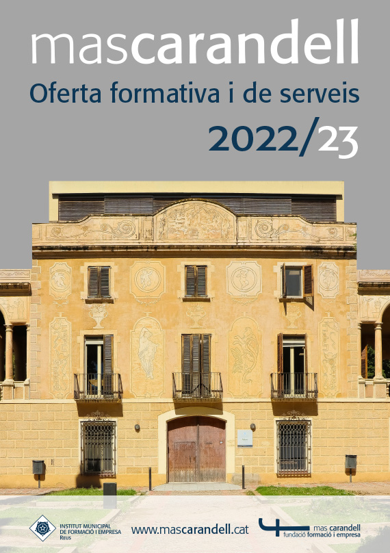 Mas Carandell presenta la nova oferta de formació per a 2022-2023 que inclou més de 200 accions formatives en 17 àmbits professionals, a...