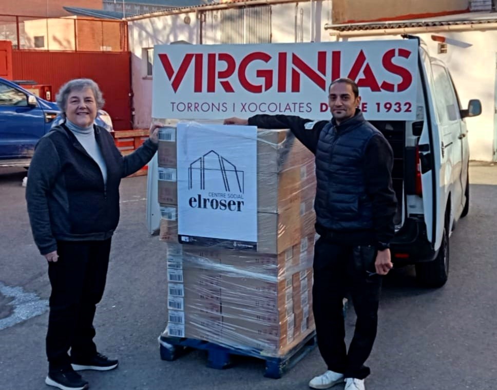 Al Rosser Community Center receives 854 nougats and other Christmas products from a charitable donation from Virginias