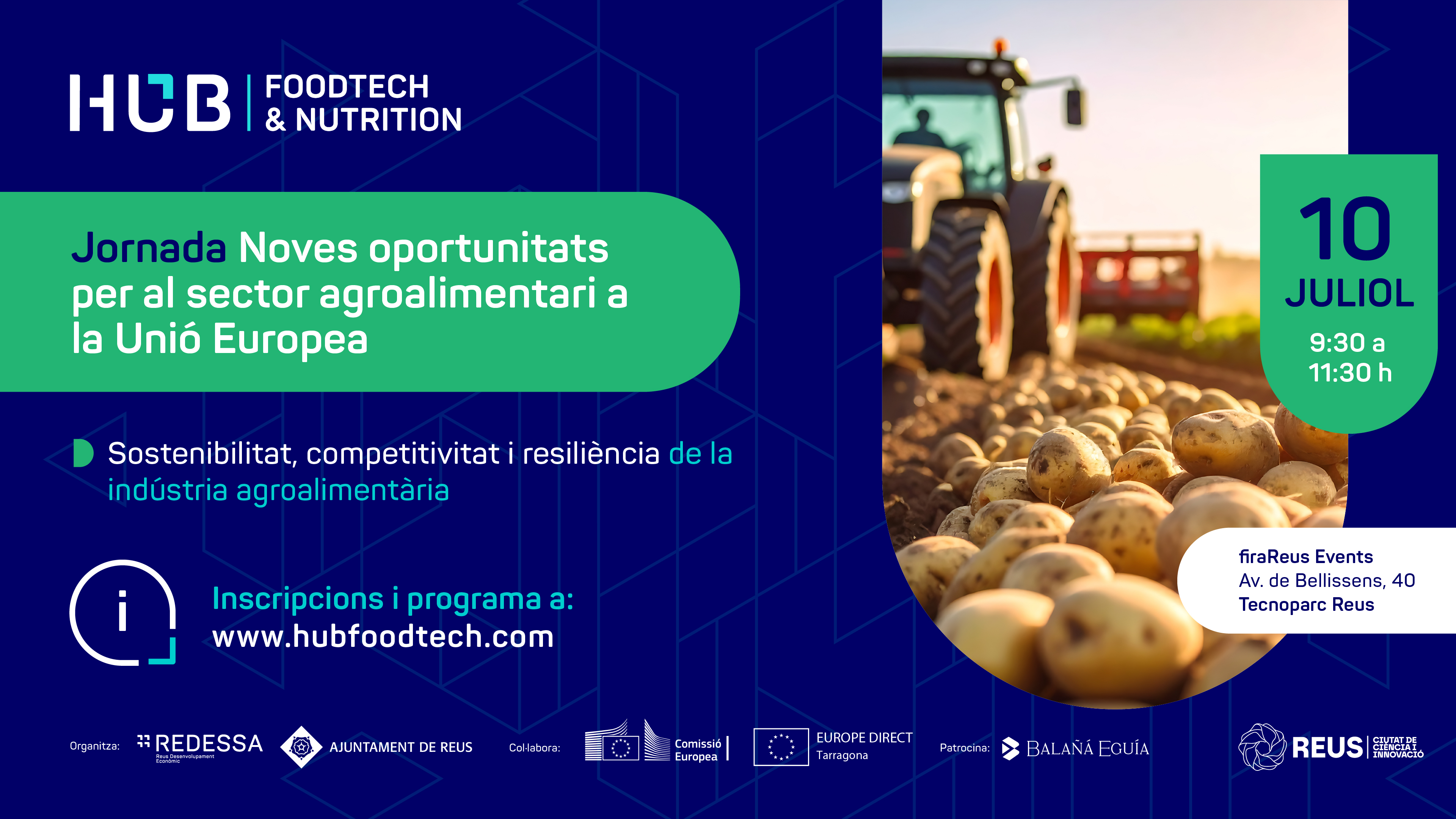 Jornada “Noves oportunitats per al sector agroalimentari a la Unió Europea”