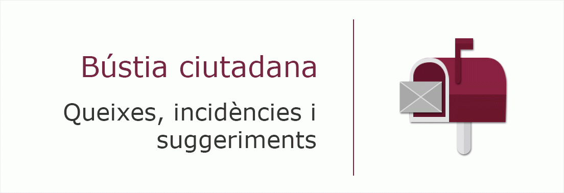 Accedeix a Queixes i suggeriments