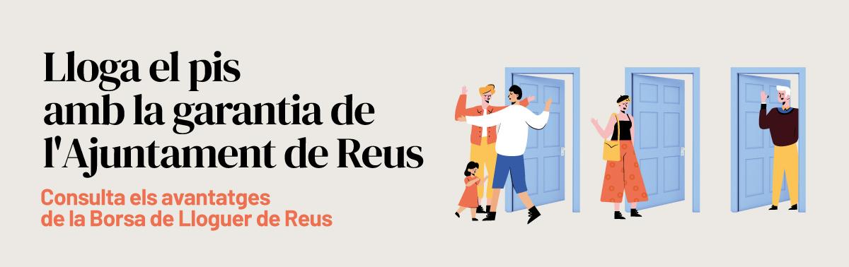 Accedeix a Borsa de lloguer de Reus: lloga amb la garantia de l'Ajuntament de Reus