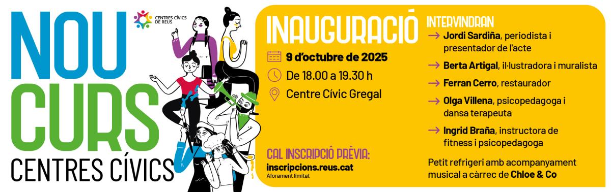 Accedeix a Inauguració del curs als Centres Cívics