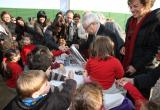 Acte de col·locació de la primera pedra de la nova Escola Reus 21. AJUNTAMENT DE REUS/CARLES FARGAS