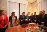 Visita institucional del president de la Generalitat a l'Ajuntament de Reus. AJUNTAMENT DE REUS/CARLES FARGAS