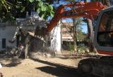 Enderroc de l'immoble situat al número 3 del carrer dels Velers