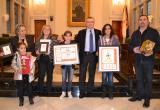 Recepció a les guanyadores del concurs de la mascota de la FAVR 