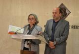 Els regidors Sebastià Domènech i Dolors Sardà en conferència de premsa