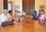 Foto de la reunió amb la delegació ucraniesa.