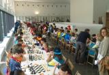Imatge de la trobada del projecte Escacs a l'escola realitzada aquest dimecres a la Biblioteca Pere Anguera de Reus