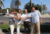 Els regidors de turisme de Cambrils, Reus, Salou i Vila-seca, junts per la promoció dels municipis. 
