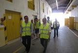 L'alcalde de Reus i el regidor de Via Pública visiten les instal·lacions de la Brigada Municipal.