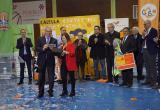 Foto de l'acte de traspàs de la Ciutat del Bàsquet Català de Calella a Reus el dia 10 de febrer de 2019