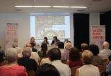 Presentació dels Fons de la Banda de Música de la Ciutat de Reus. Marta Grassot, Elisenda Cristià i Joaquim Enrech