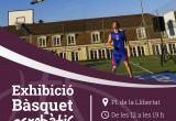 Cartell exhibició bàsquet acrobàtic Reus Ciutat Bàsquet Català 2019