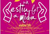 Cartell Un Estiu Fet a Mida Reus 2019 Cartell Un Estiu Fet a Mida Reus 2019