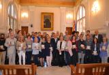 Imatge de grup recepció docents jubilats a Reus 2018